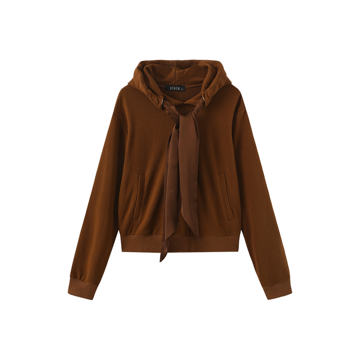 Sweatshirt Drawstring Top