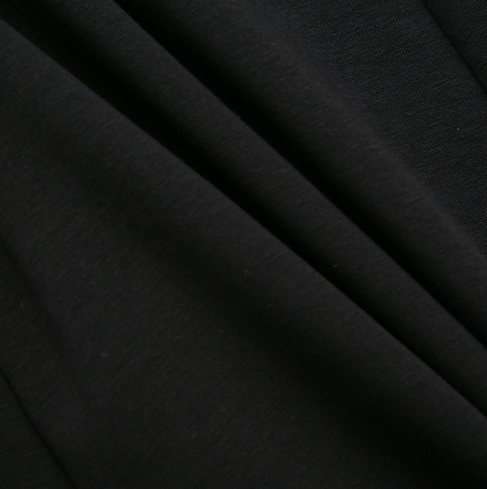 Sweatshirt Paneled Midi Skirt