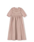 Taffeta Smocked Gown