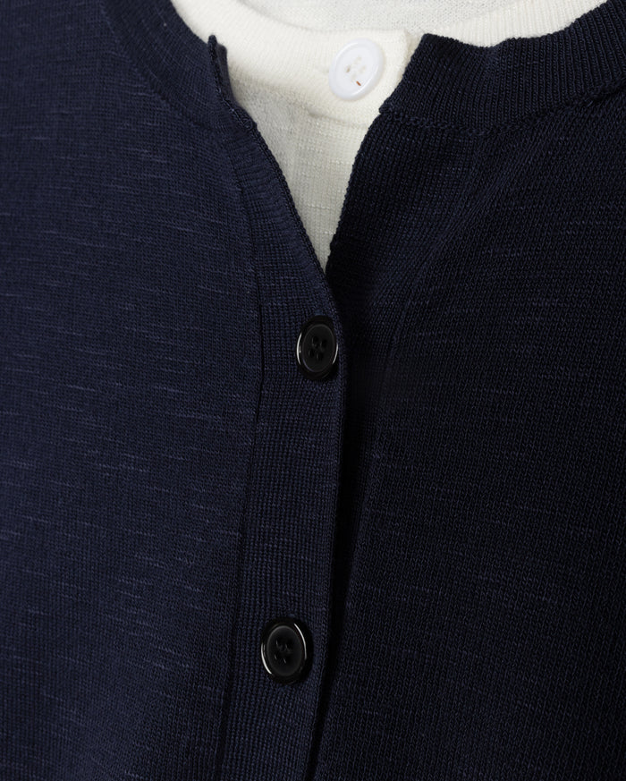 Tank Detailed Knit Cardigan - Junees