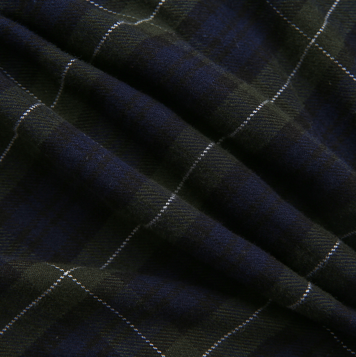 Tanvi Plaid Pocket Button Skirt