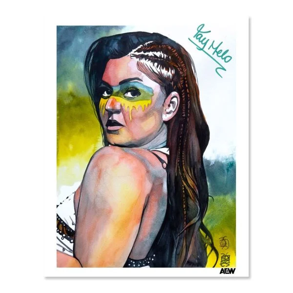 Tay Melo - Autographed 11" x 14" Rob Schamberger Art Print