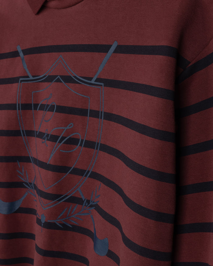 Tema Embroidered Emblem Sweater - Junees