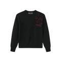 Textured Flower Sweater