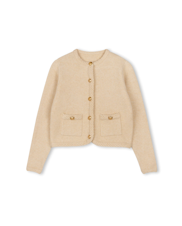 Textured Knit Jacket - Junees