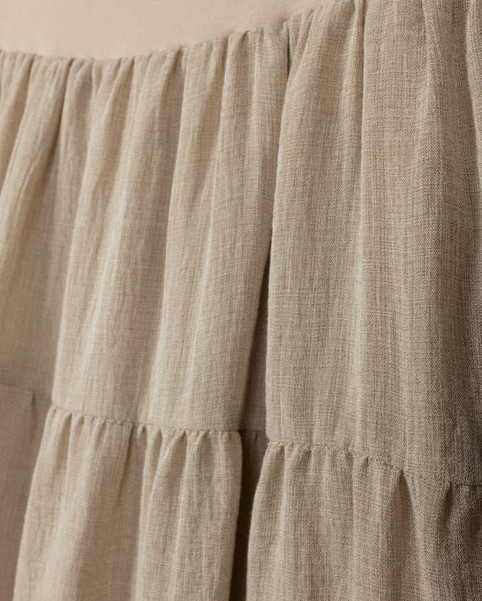 Tiered Tissue Maxi Skirt - Junees
