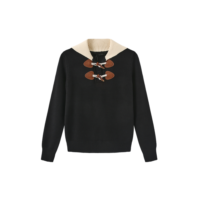 Toggle Collar Sweater