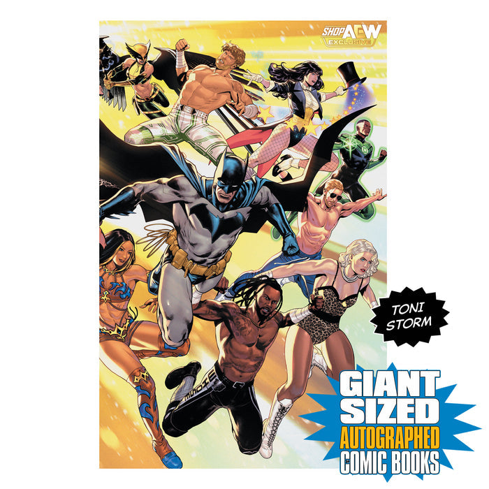 Toni Storm - SIGNED DC x AEW Series 1&2 Giant-Sized Double Issue Comic Book