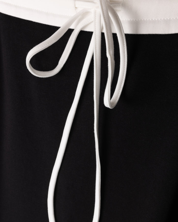 Trimmed Sweatshirt Skirt - Junees