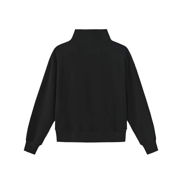 Turtleneck Half-Zip Sweatshirt