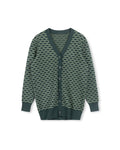 Two Tone Print Cardigan - Junees