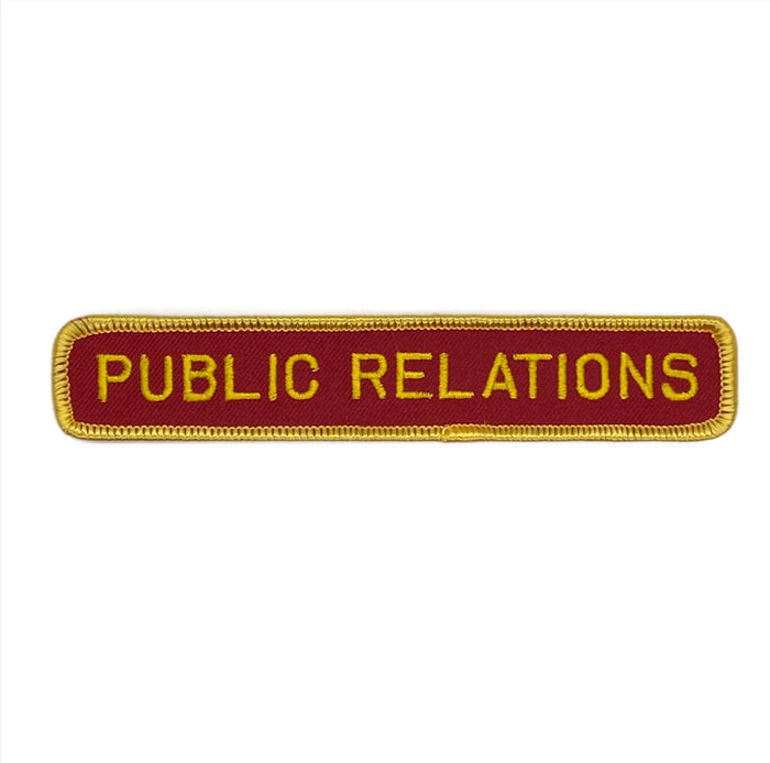 Uniform Cover Cap Strip Public Relations