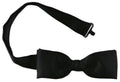 Uniform Tie - Evening Dress Banded Bow Tie/Black