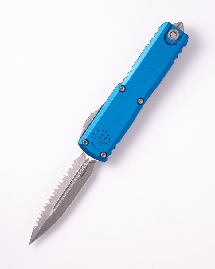 UTX-85® GEN IV D/E APOCALYPTIC® FULL SERRATED BLUE (12324-12APBL)