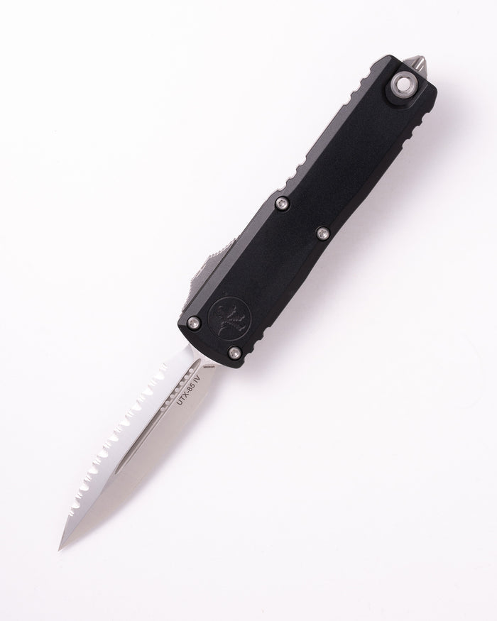 UTX-85® Gen IV D/E Satin Full Serrate Black (12324-6)