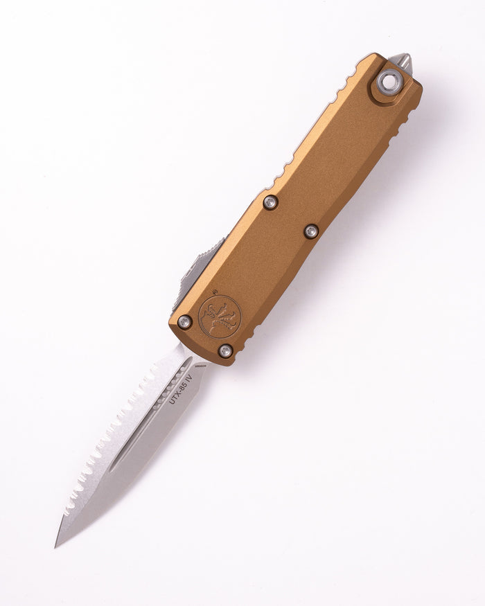 UTX-85® Gen IV D/E Stonewash Full Serrate Tan (12324-12TA)