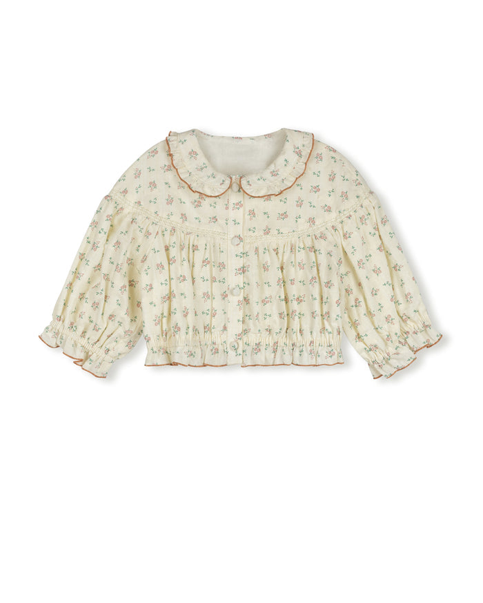 Vince Printed Linen Blouse - Junees