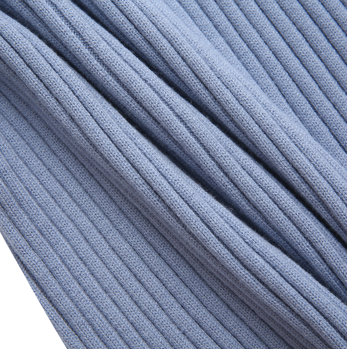 Wide Ribbed Knit Turtleneck