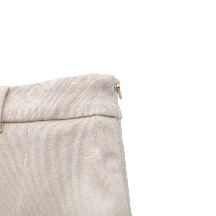 Wool Box Pleat Maxi Skirt