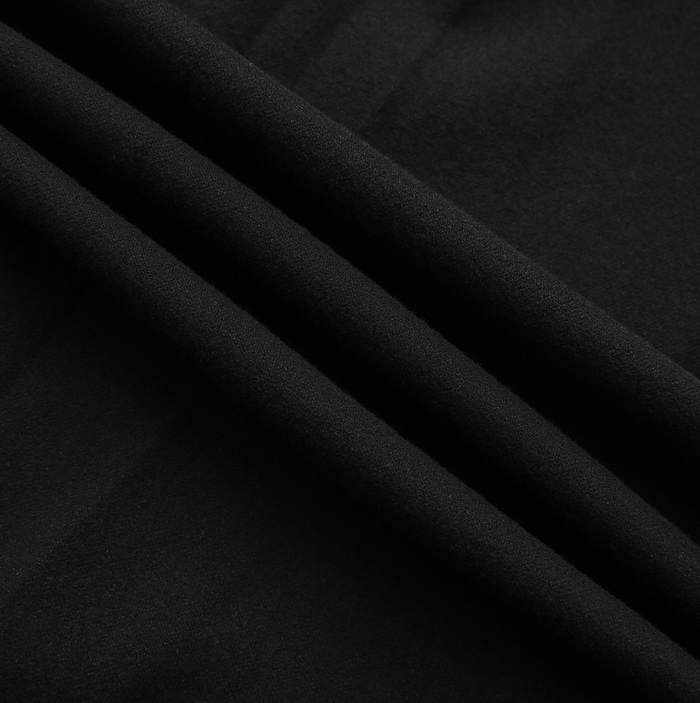 Wool Box Pleat Maxi Skirt