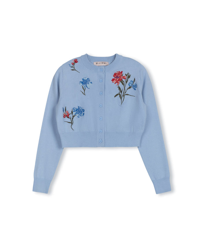 Yanny Floral Knit Cardigan - Junees