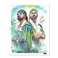 Young Bucks - Dual Autographed Limited Edition 11" x 14" Rob Schamberger Art Print