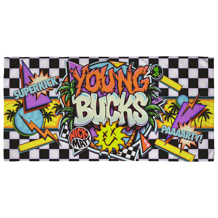 Young Bucks - Superkick Summer 2026 30"x60" Beach Towel