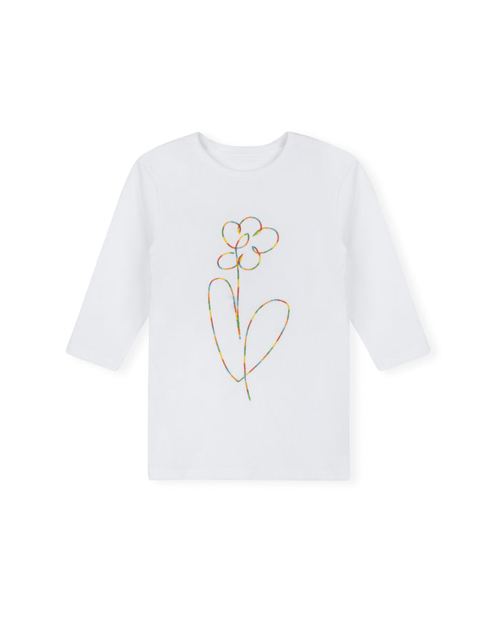 Zuri Twirl Flower Tee - Junees